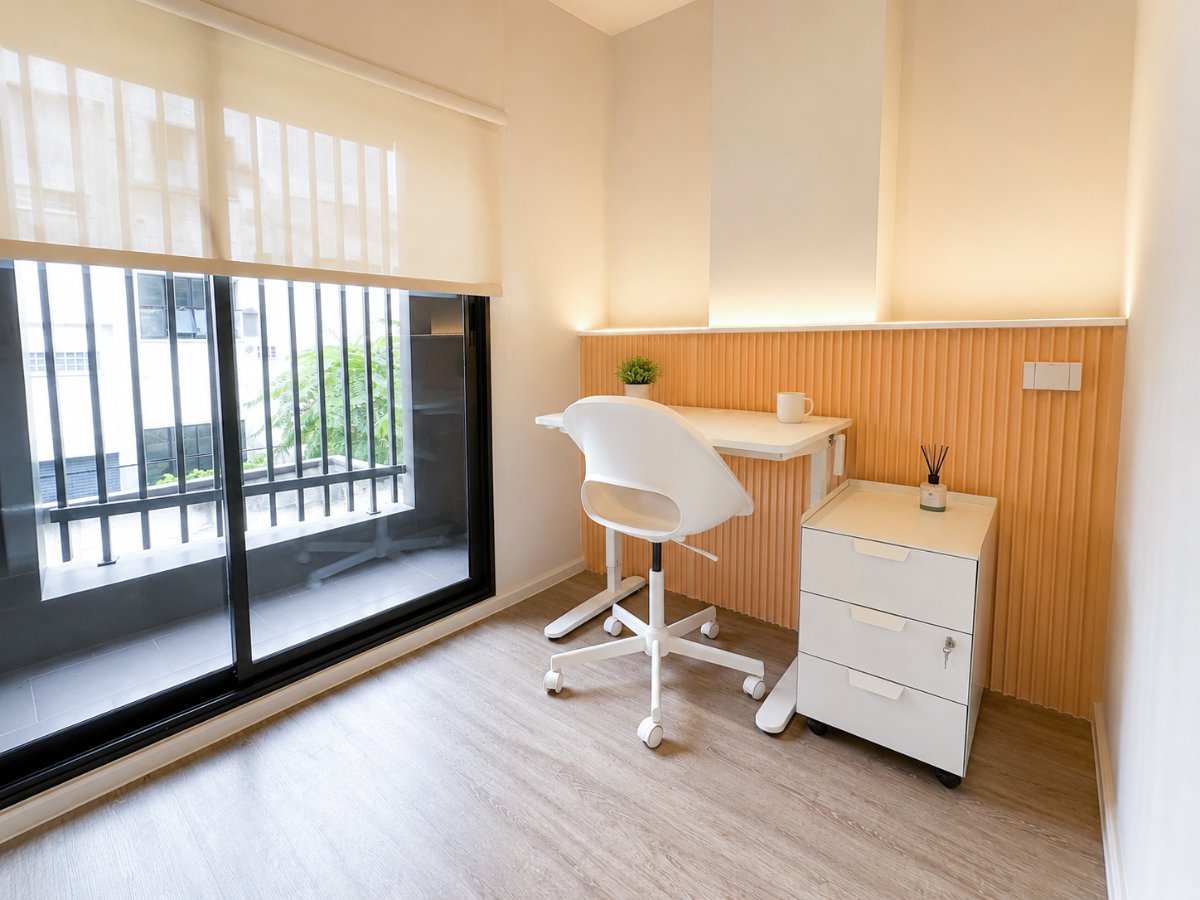 รูป For Rent: Blue Sukhumvit 89 1BRPLUS unit with the best deal Near BTS Onnut and Bangchak 1,000 THB off this month - รูปที่ 8/13