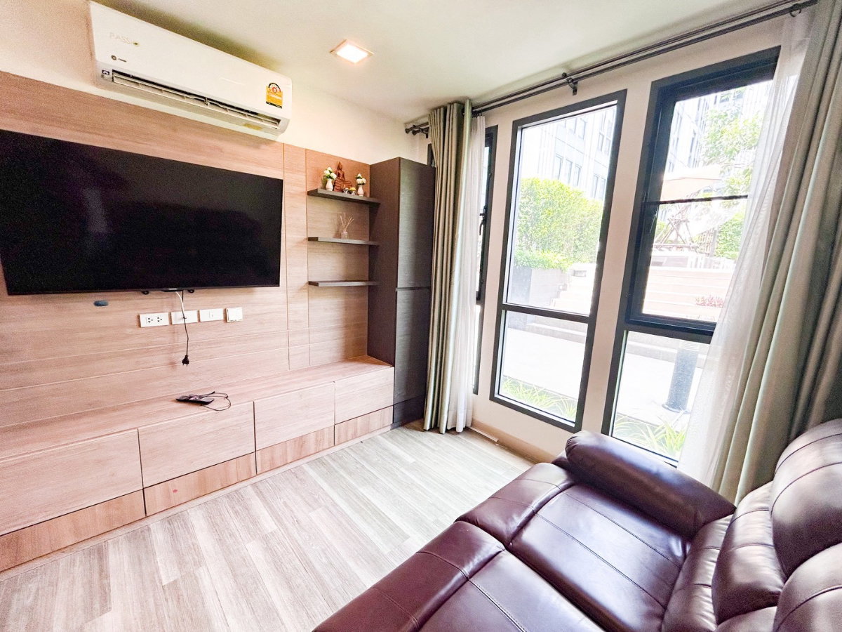 รูป 🌳🏢ใกล้ บีทีเอส ปุณณวิถีและบีทีเอสอุดมสุข วิวสระ   □■ Moniiq Sukhumvit 64  2BR 1BH 47 sq m Fully furnished closed Plan Kitchen for  Rental■□ - รูปที่ 6/20