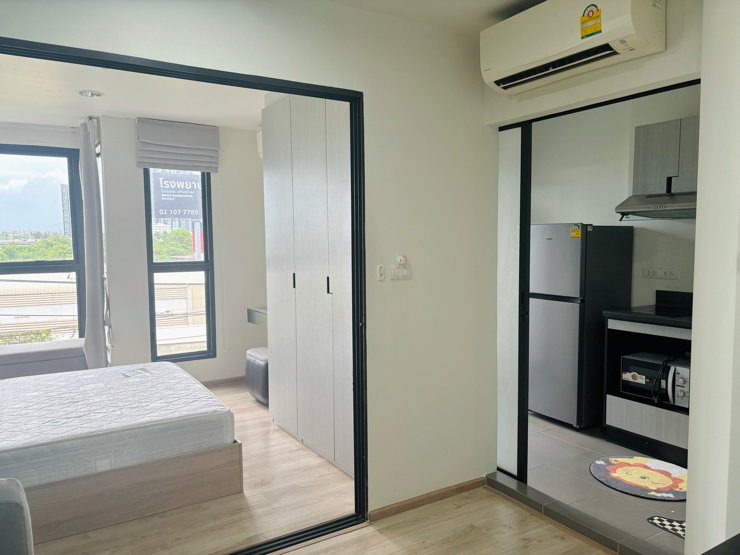 รูป ห้องเช่าRise Rama9: 1 ห้องนอน | 1 ห้องนั่งเล่น | 1 ห้องครัว | 1 ห้องน้ำ | ระเบียง - รูปที่ 1/15