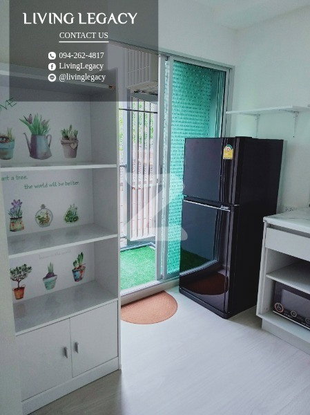 รูป SK1JBE เช่าด่วน คอนโด Plum Condo Ram 60 Interchange 24 ตร.ม. | ชั้น 2 | 1 ห้องนอน | 1 ห้องน้ำ 8,000 บาท/เดือน line id : @livinglegacy - รูปที่ 4/6