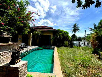 Houses for sale Sattahip Chonburi : Spacious Pool VIlla in Bang Saray in a safe and secure house development 3beds 2baths with private pool