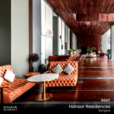 คอนโดให้เช่า : Hansar Residences Bangkok💎 Ultra-Spacious Luxury Unit 💎 Elegant Luxury Living in Ratdamri Location 