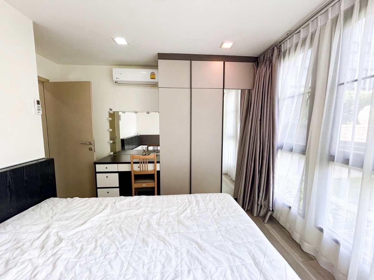 รูป 🌳🏢ใกล้ บีทีเอส ปุณณวิถีและบีทีเอสอุดมสุข วิวสระ   □■ Moniiq Sukhumvit 64  2BR 1BH 47 sq m Fully furnished closed Plan Kitchen for  Rental■□ - รูปที่ 12/20