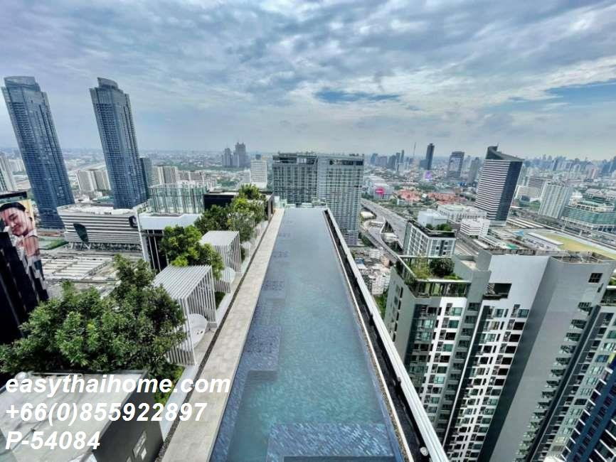 รูป P-54084 | ปล่อยเช่า ไลฟ์ อโศก - พระราม 9🔥✨ คอนโด 1 ห้องนอน ชั้นสูง วิวเมือง เฟอร์ครบ พร้อมเครื่องซักผ้า ใกล้ MRT พระราม 9 พร้อมเข้าอยู่! ✨ - รูปที่ 18/22