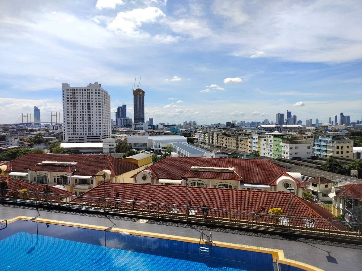 รูป ขาย คอนโด PST Condoville ตึก 1 ชั้น 8 ใกล้สาทร สีลม 36 ตร.ม. รีโนเวทใหม่ทั้งห้อง วิวสระว่ายน้ำ - รูปที่ 11/12