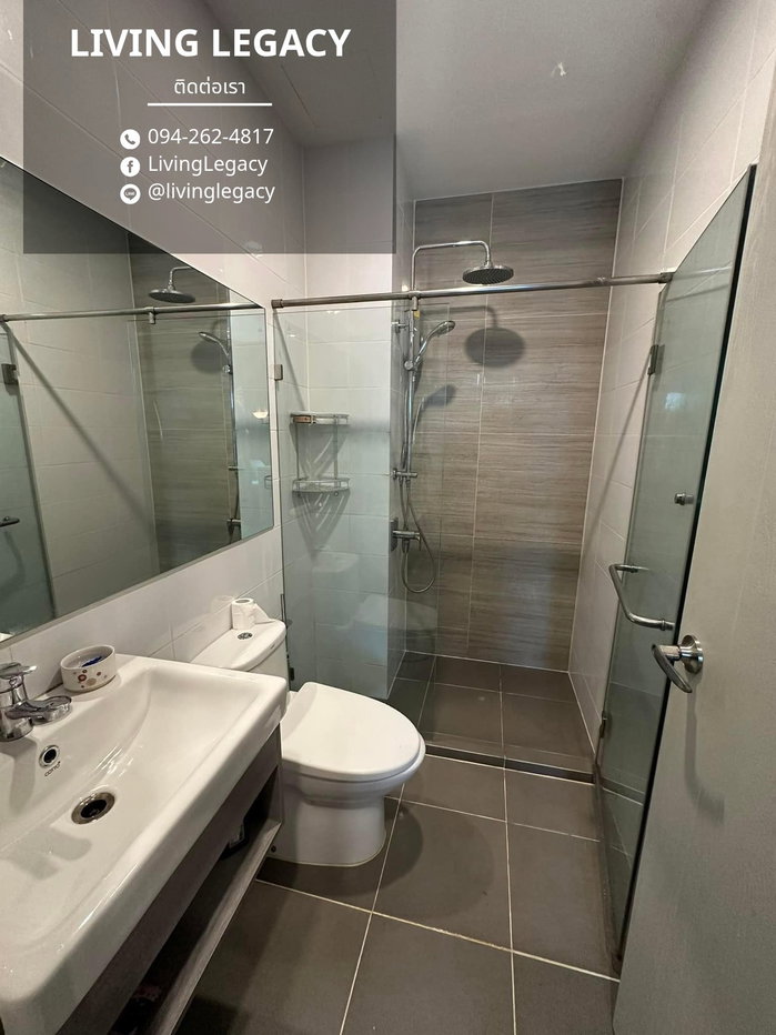 รูป SHKMWU เช่าด่วน คอนโด KnightsBridge Collage Ramkhamhaeng 27 ตร.ม. | ชั้น 18 | 1 ห้องนอน | 1 ห้องน้ำ 13,000 บาท/เดือน line id : @livinglegacy - รูปที่ 9/9
