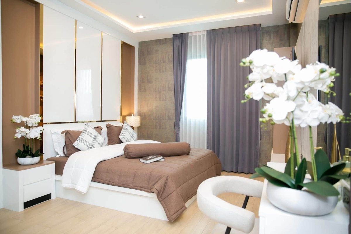รูป บ้านเดี่ยวหรูพัทยาหลังใหญ่ 3 ห้องนอน พร้อมเฟอร์นิเจอร์ ทำเลดีเดินทางสะดวก ใกล้สิ่งอำนวยความสะดวกและแหล่งท่องเที่ยว - รูปที่ 24/48