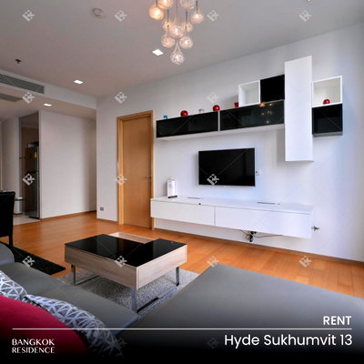 คอนโดให้เช่า : เช่าคอนโด 💎 Hyde Sukhumvit 13 2นอน 77.13ตร.ม. 44k 🌆 ว่างพร้อมนัดชม ใกล้ BTS นานา 