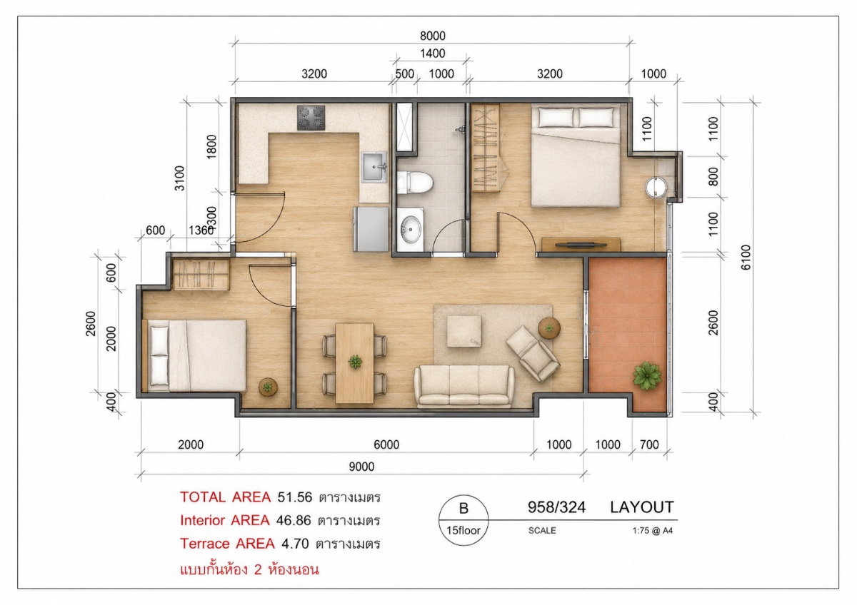 picture Rare 52 SQ.M. Unit | Convertible to 2 Bedrooms | High Floor | Open City View | Owner Direct - 2/10