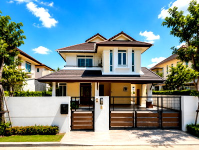 เช่าบ้านเดี่ยว ม.เกษตรศาสตร์ ศรีราชา : ให้เช่าบ้านเดี่ยวหลังใหญ่ เนื้อที่เยอะ ม.เดอะบูเลอร์วาร์ด ศรีราชา