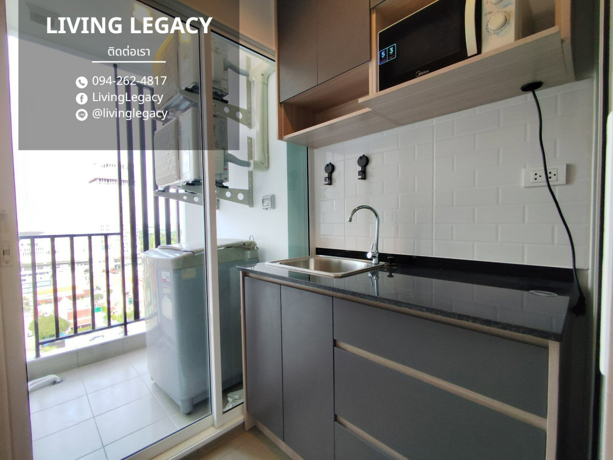 รูป THL9D5 เช่าด่วน Regent Home Bangna 1 นอน 28 ตร.ม. ชั้น 16 เฟอร์นิเจอร์ครบ 11,000 บาท - รูปที่ 17/19