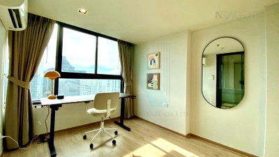 Condos for rent : 🚩 For Rent Condo IDEO RAMA 9 - ASOKE Building 1, Floor 32,Duplex 2 bed room, Room size 52 sqm