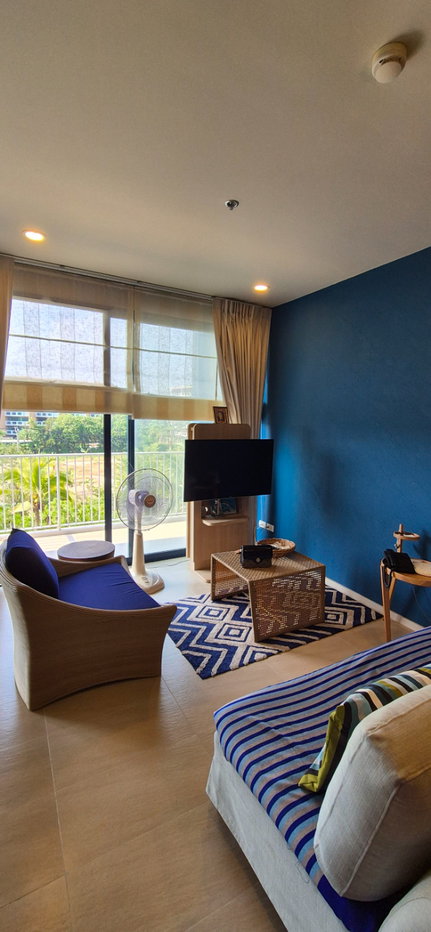 รูป ให้เช่า คอนโด บ้านทิวทะเล บลูแซฟไฟร์ (Baan Thew Thale Blue Sapphire)45 ตรม 1นอน 1 น้ำ - รูปที่ 4/17