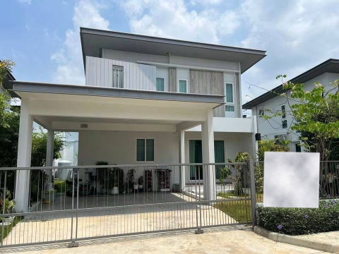 🔥ขาย บ้านเดี่ยวพร้อมเข้าอยู่ หมู่บ้านพฤกษ์ลดา ราชพฤกษ์ 345 ใกล้สโมสรและสวนใหญ่ ปูพื้นใหม่โทนอบอุ่น ฟรีโอน ฟรีแอร์