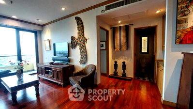 Condos for rent : 1-BR 65 Sqm Condo At Ban Chao Phraya, 18th-Floor near MRT Hua Lamphong (ID 1938317)