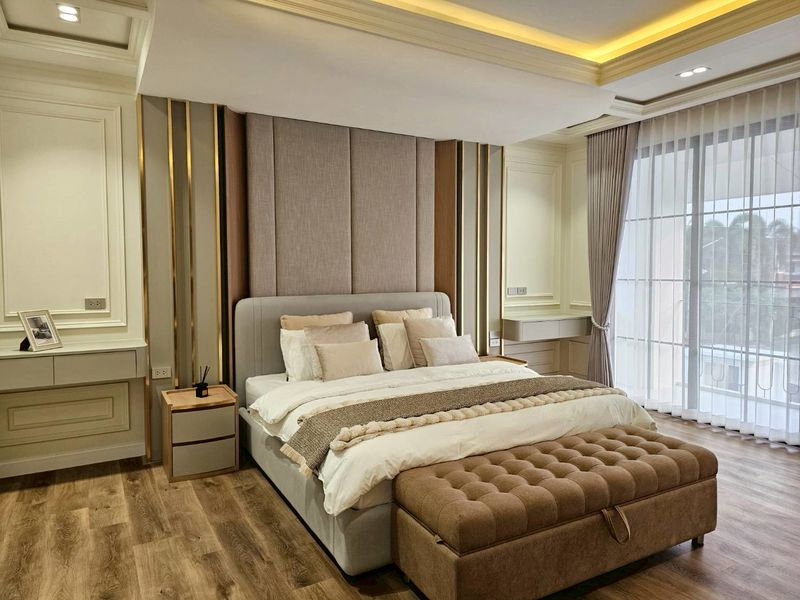 รูป Super Luxury Pool Villa! พูลวิลล่าหรูหลังใหญ่ โซนสารภี – บนที่ดินเกือบครึ่งไร่ พร้อมสระว่ายน้ำไซซ์ยักษ์! - รูปที่ 10/18