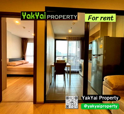 Condos for rent : Urgent Rental! Ideo O2 Bangna Condo 🏢 1 Bedroom, fully furnished, beautiful view, pristine condition. Close to BTS
