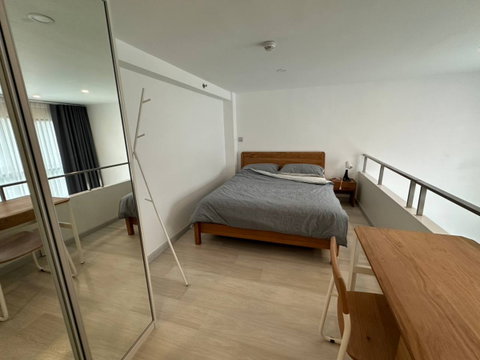 Knightsbridge Prime Sathorn【𝐑𝐄𝐍𝐓】🔥DUPLEX room with high ceilings, warm Scandinavian design, and soft, inviting light.🔥 Contact Line ID: @hacondo