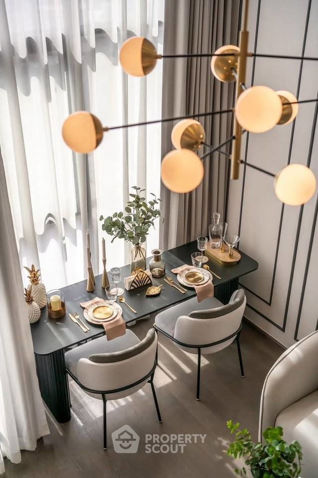 picture 1-BR Condo For Rent, 35 Sqm, Park Origin Chula-Samyan, 22nd Floor 📍 Near MRT Hua Lamphong (ID 3059850) - 4/10