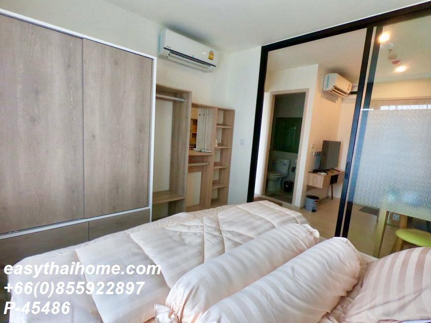 รูป P-45486 | ปล่อยเช่า ไลฟ์ อโศก 🔥✨ คอนโด 1 ห้องนอน ชั้นสูง วิวเมือง เฟอร์ครบ พร้อมเครื่องซักผ้า ติด MRT เพชรบุรี พร้อมเข้าอยู่! ✨ - รูปที่ 6/17