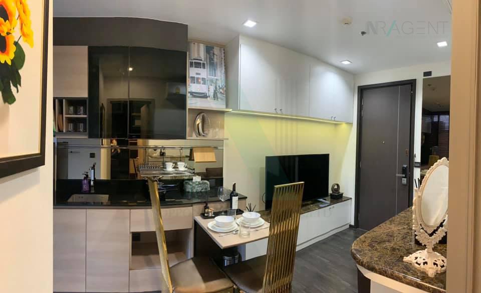 รูป 🚩 ให้เช่าคอนโด เดอะ ไลน์ อโศก-รัชดา อาคาร 1 ชั้น 8 1 ห้องนอน ขนาด 28.00 ตรม ใกล้ ฟอร์จูนทาวน์ - รูปที่ 5/8