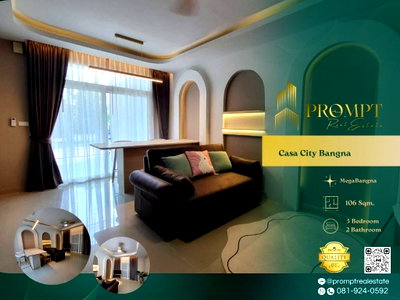 Houses for rent Bang Plee Samut Prakarn : CD03850 - Casa City Bangna : MegaBangna