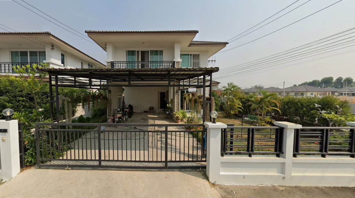 รูป 🏡บ้านเดี่ยวท่ารั้ว หลังใหญ่ ขายต่ำกว่าราคาประเมิน โครงการ : หมู่บ้านแสนดี 19 สันปูเลย ดอยสะเก็ด - รูปที่ 2/5