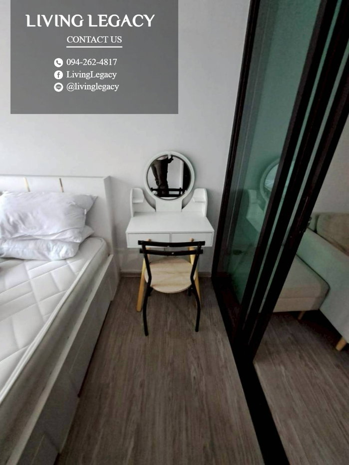 รูป TG7ERY เช่าด่วน RYE Huamark 1 นอน 30 ตร.ม. | ชั้น 4 | เฟอร์นิเจอร์ครบ | 10,500 บาท/เดือน | LINE: @livinglegacy - รูปที่ 2/9
