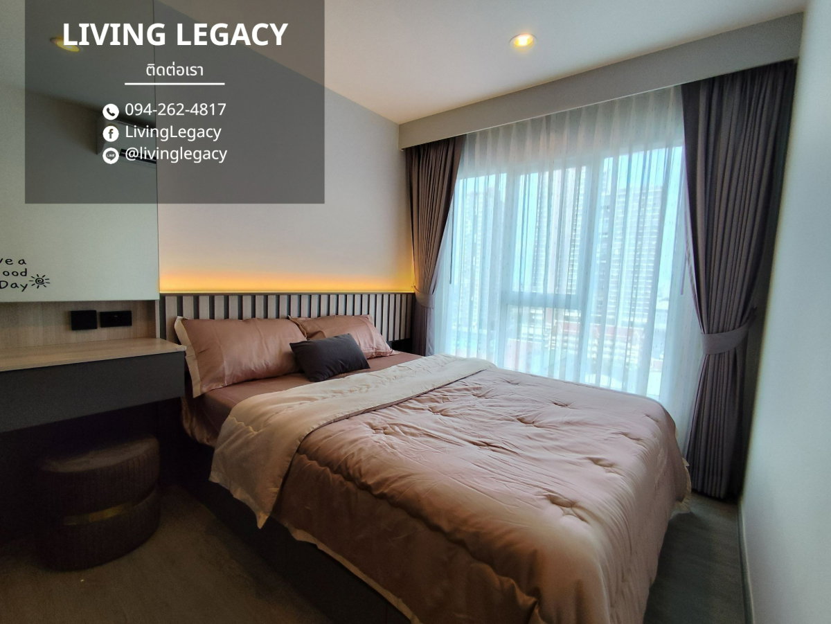 รูป THL9D5 เช่าด่วน Regent Home Bangna 1 นอน 28 ตร.ม. ชั้น 16 เฟอร์นิเจอร์ครบ 11,000 บาท - รูปที่ 2/19