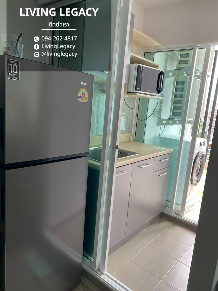 รูป THLA4Z เช่าด่วน คอนโด Regent Home Bangna 28 ตร.ม. | ชั้น 9 | 1 นอน 1 น้ำ | 11,000 บาท/เดือน | LINE: @livinglegacy - รูปที่ 8/9