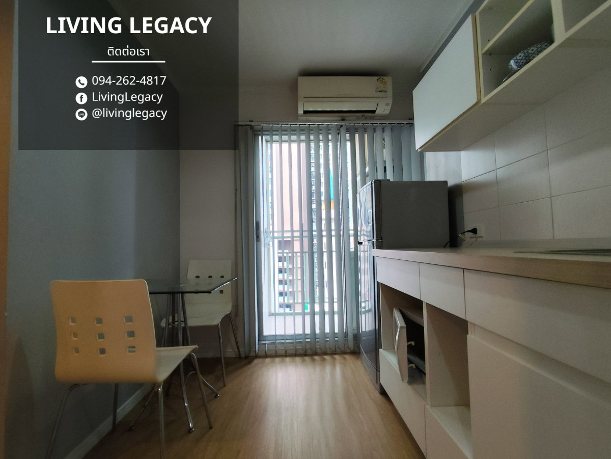 รูป SREU9L เช่าด่วน คอนโด 1 นอน Lumpini Place Srinakarin - Huamark Station 26 ตร.ม. ชั้น 7 พร้อมเฟอร์นิเจอร์ 10,000 บาท/เดือน line id : @livinglegacy - รูปที่ 9/15