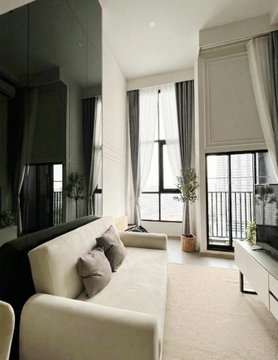 💥DUPLEX, 34 sqm. 🔥Origin Plug and Play Ramkhamhaeng Triple Station, city view, electrical appliances/fully furnished & WIFI, water Filtration 🔥🔥