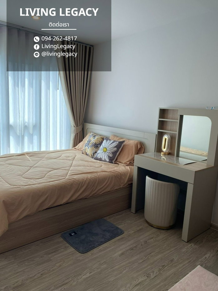 รูป THL9VI เช่าด่วน Regent Home Bangna 28 ตร.ม. ชั้น 11 | 1 นอน 1 น้ำ | พร้อมเฟอร์นิเจอร์ 11,000 บาท/เดือน | LINE: @livinglegacy - รูปที่ 3/11
