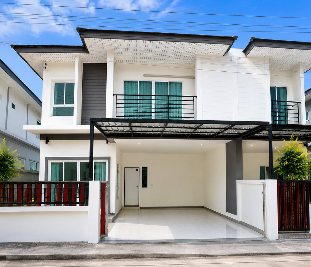 รูป ให้เช่าบ้านแฝดใหม่ ม.สิริภัสสรฮิลล์ 7 นิคมพัฒนา ระยอง - รูปที่ 1/15