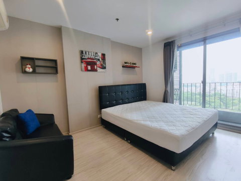P-53228 | For Rent: Ideo Mobi Bangsue Grand Interchange 🔥✨ High-Floor Studio Condo with City View, Fully Furnished, Washing Machine Included, 
