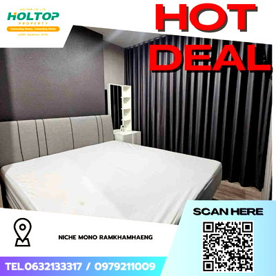 Condos for rent : #Z5923💥010769 🔥Condo for Rent: Niche MONO Ramkhamhaeng
