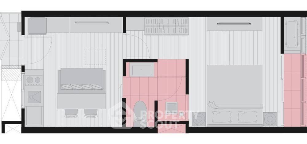 รูป 1 ห้องนอน 33 ตร.ม. ชั้น 15 A Space Asoke-Ratchada ใกล้ MRT พระราม 9 (ID 372333) - รูปที่ 3/10