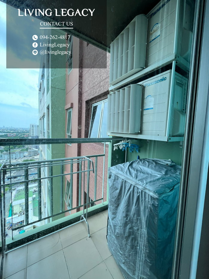รูป SHFS4R เช่าด่วน คอนโด Lumpini Place Srinakarin ชั้น 24 | 11,000 บาท/เดือน | ใกล้ BTS/MRT - รูปที่ 16/17