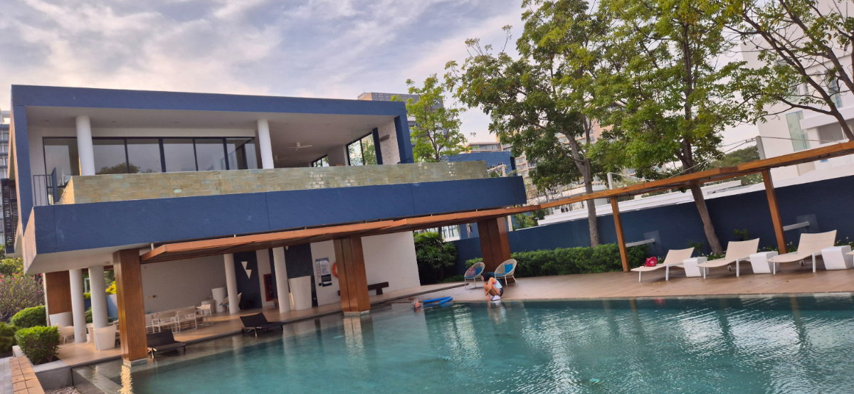 รูป ให้เช่า คอนโด บ้านทิวทะเล บลูแซฟไฟร์ (Baan Thew Thale Blue Sapphire)45 ตรม 1นอน 1 น้ำ - รูปที่ 16/17