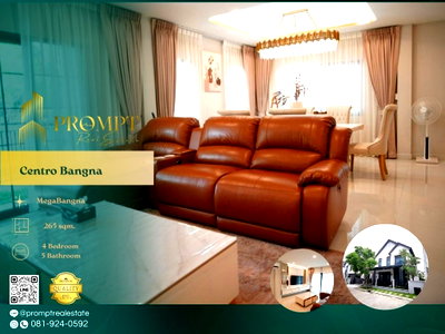 เช่าบ้านเดี่ยว เมกะ บางนา : CD03848 - Centro Bangna : MegaBangna
