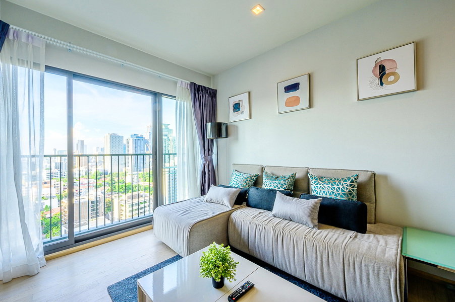 picture For rent 1 bedroom, 17th floor, Noble Remix Sukhumvit 36, min to BTS Thonglor - 4/10