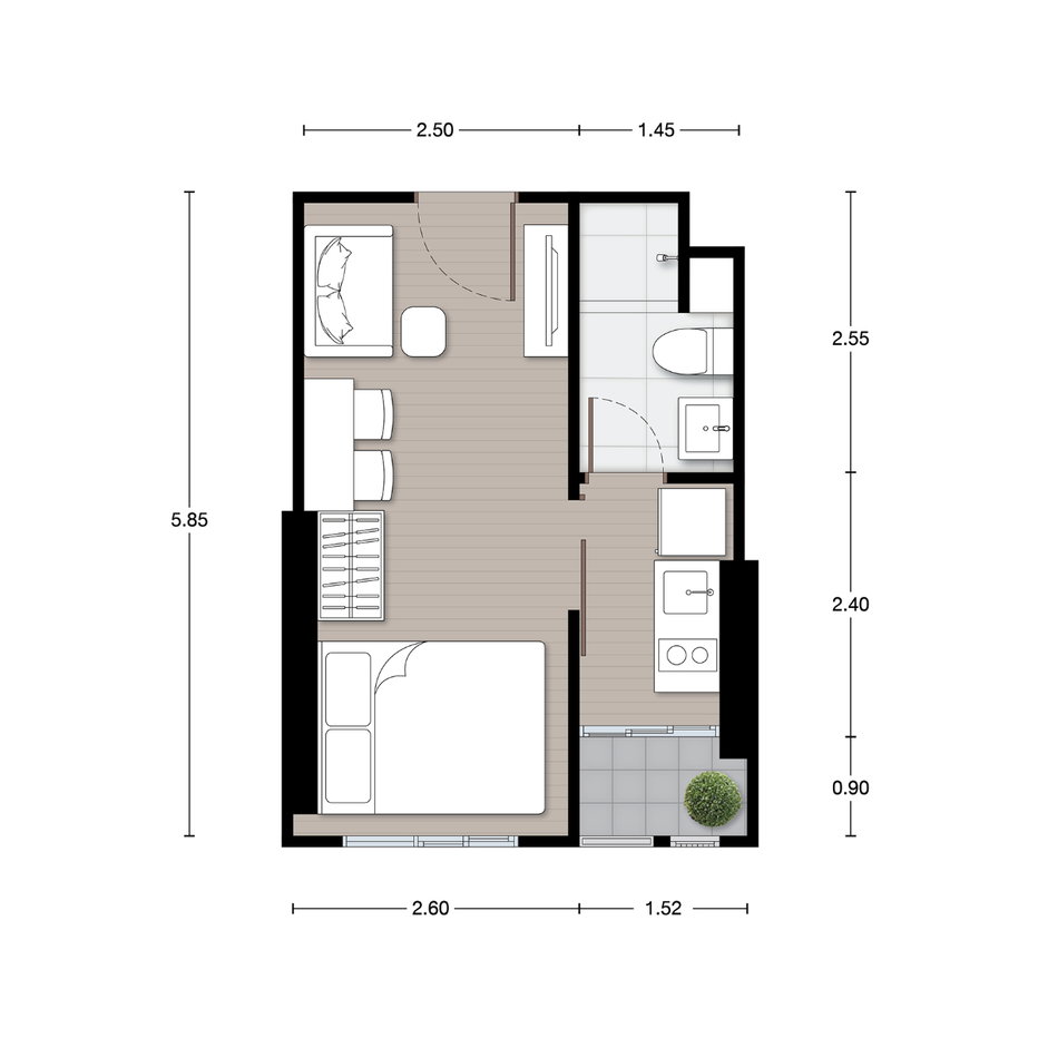 รูป 🏡 ให้เช่า NUE MegaPlus บางนา 📌 0 เมตร ถึง เมกะ | ห้องใหม่ พร้อมเข้าอยู่ - รูปที่ 10/11