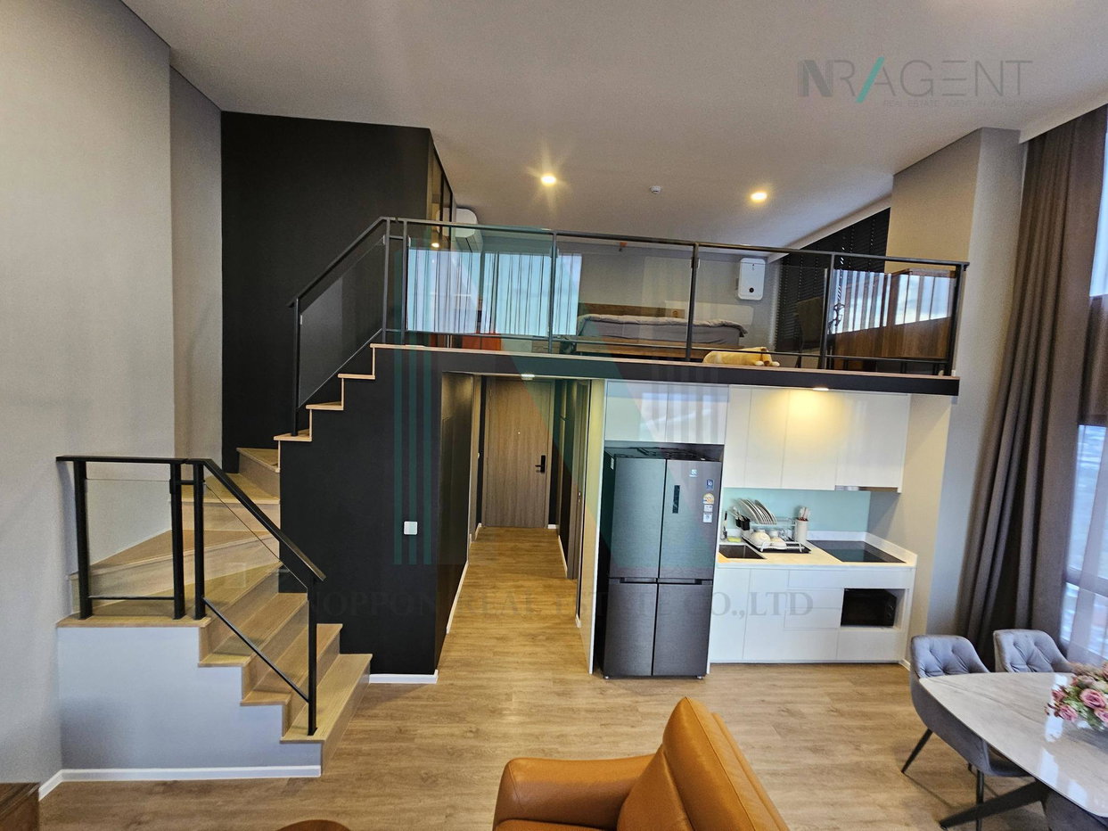 รูป 🚩 ให้เช่าคอนโด แลนด์มาร์ค แอทเอ็มอาร์ทีเอ สเตชั่น อาคาร C ชั้น 21 Duplex ขนาด 50 ตรม ใกล้ MRT พระราม 9 - รูปที่ 8/8