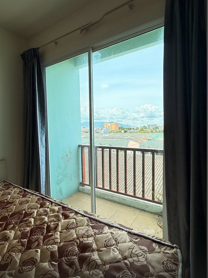 รูป คอนโดเช่าบางแสน ใกล้ ม.บูรพา ห้องสวยพร้อมอยู่ Park Siri Condo✅ พร้อมเข้าอยู่ 25/08/69 #CR0120 - รูปที่ 3/8
