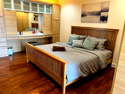 คอนโดให้เช่า : ให้เช่าคอนโด สามภูมิ การ์เดน สาทร ซ.14 @BTSเซ็นหลุยส์ 2Bed เฟอร์นิเจอร์ครบ พร้อมอยู่ 75,000/เดือน