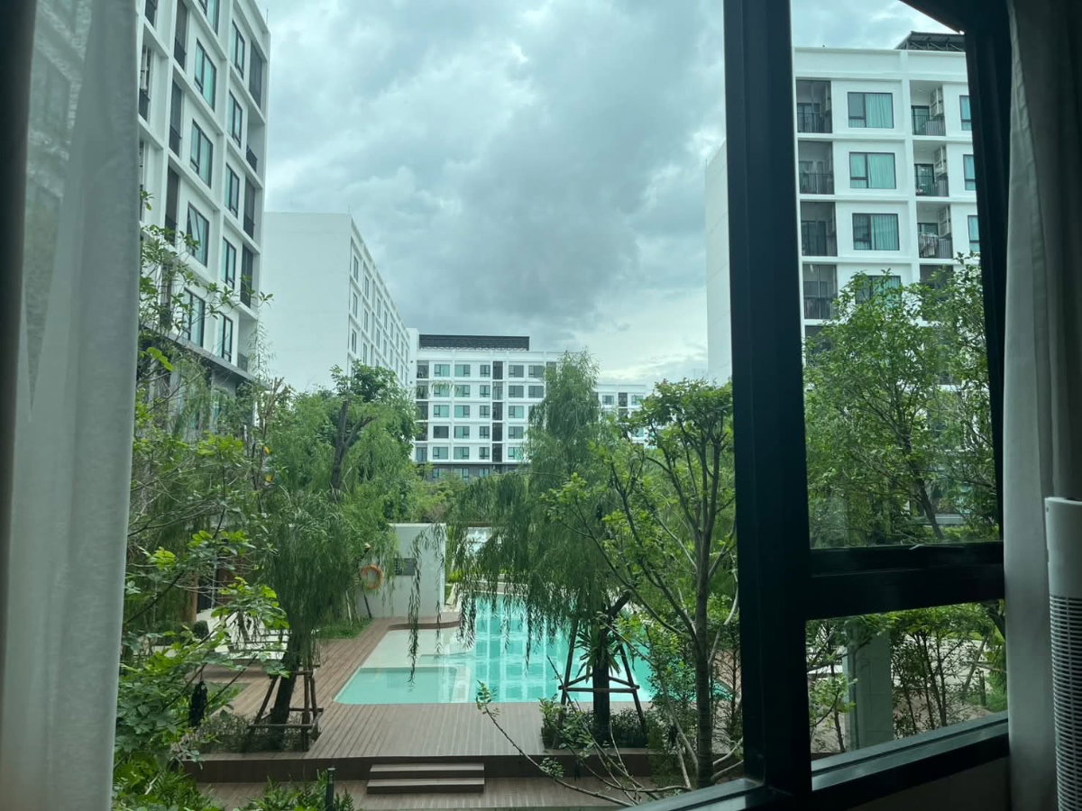 รูป K2042ให้เช่า Chatpetch park condo โนนม่วง #ใกล้มหาวิทยาลัยขอนแก่น #ห้องมุม #วิวสระว่ายน้ำและสวน - รูปที่ 7/11