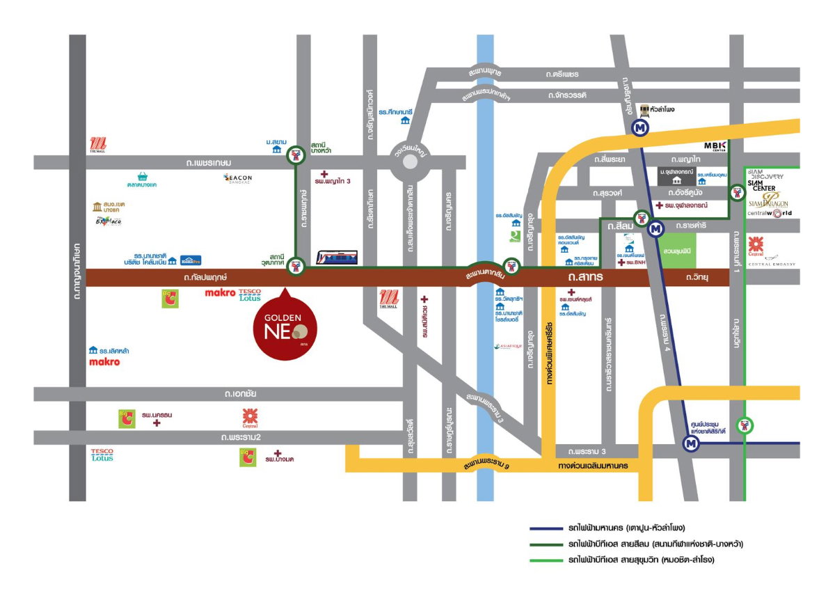 รูป ขายบ้าน Golden Neo สาทร กัลปพฤกษ์ 4 ห้องนอน 3 ห้องน้ำ พร้อมห้องนอนชั้นล่าง ใกล้ BTS เข้าสาทร 15 นาที - รูปที่ 2/37