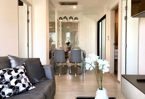 🚩 For Rent Condo LIFE ASOKE Building 1, Floor 16,2 bed room, Room size 55 sqm