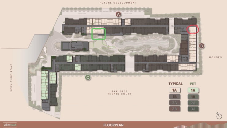 picture Valles Haus 5th Floor 1 bed ( Thai Qouta) - 9/9