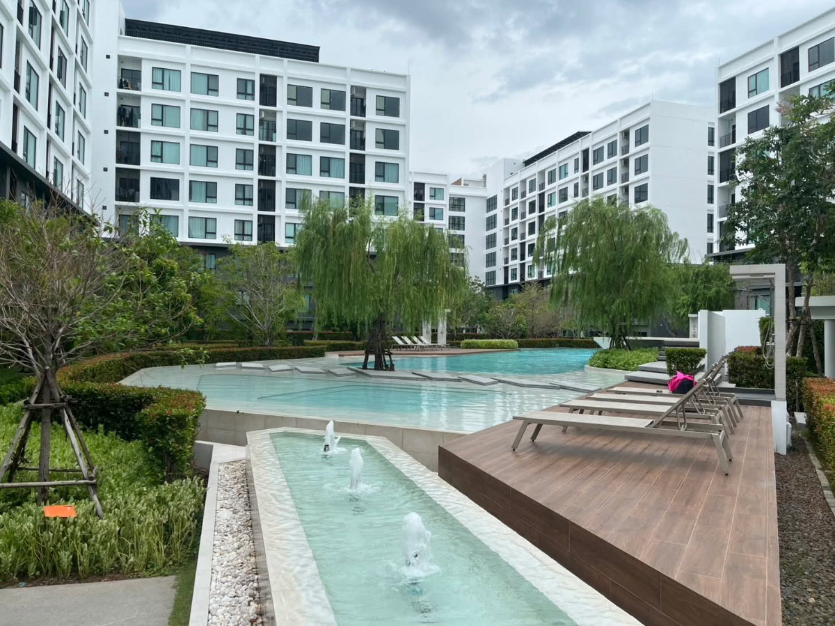 รูป K2042ให้เช่า Chatpetch park condo โนนม่วง #ใกล้มหาวิทยาลัยขอนแก่น #ห้องมุม #วิวสระว่ายน้ำและสวน - รูปที่ 10/11
